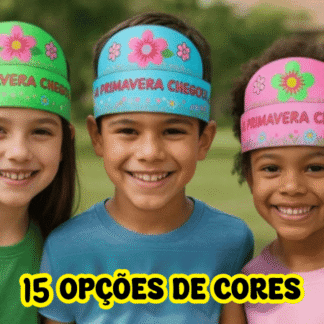 Coroa de flores primavera 15 opções de cores