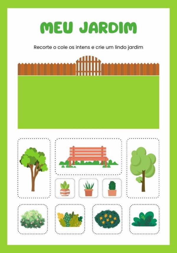 atividades recorte e colagem educacao infantil alimentacao saudavel