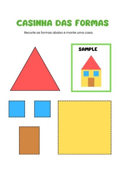atividades recorte e colagem educacao infantil frutas coloridas