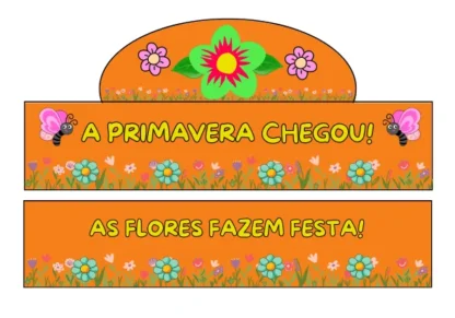 coroa de flores primavera para baixar