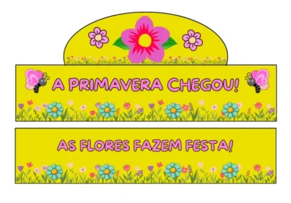 coroa de flores primavera varias cores