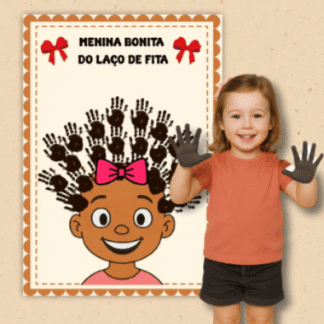 Cartaz colaborativo menina bonita do laço de fita (1)