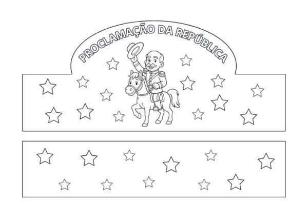 Coroa proclamação da república infantil