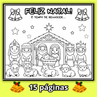 cartaz coletivo colaborativo de natal em pdf para imprimir