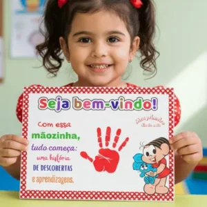 Atividade meu primeiro dia de aula com a Turma da Mônica p01