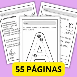 Atividades com vogais para imprimir – alfabetização