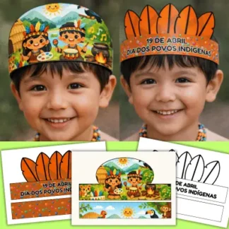 Coroa dia dos povos indigenas – alfabetização