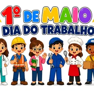 Painel dia do trabalho – alfabetização