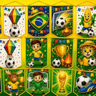 Bandeirinhas da copa do mundo e copa junina – recursos prontos pdf