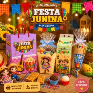 Lembrancinhas juninas - 6 opções – para educação infantil