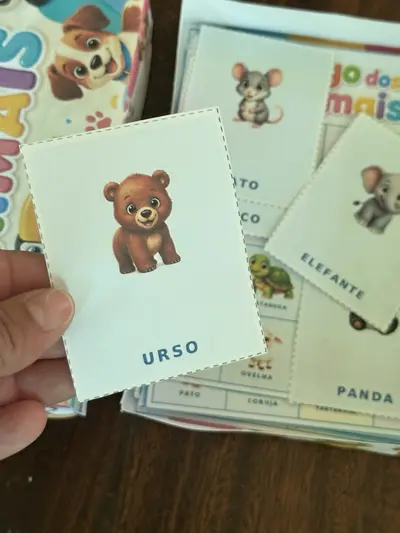 Bingo dos animais para imprimir – para educação infantil