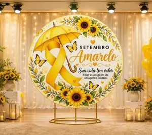 Painel Setembro Amarelo para Escola – Arquivo para Imprimir – alfabetização