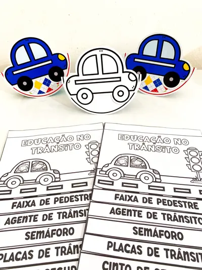 Atividades trânsito educação infantil para imprimir – pronto em pdf
