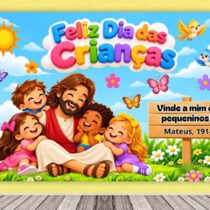 Painel Cristão Dia das Crianças para Imprimir – para educação infantil