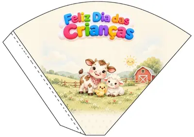 Cone de Doces Dia das Crianças – 30 Modelos Fofos – ensino fundamental