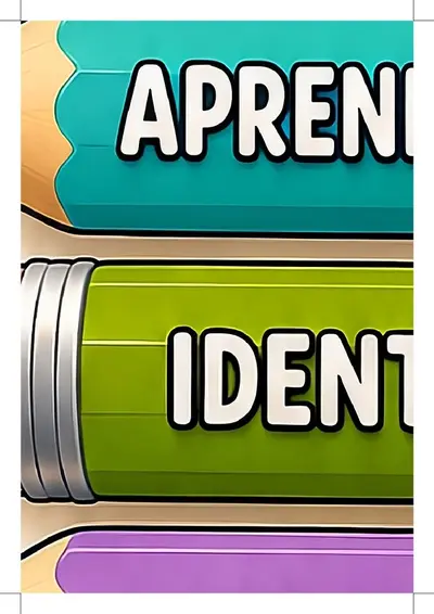 Painel de Porta Bem-vindos – Aqui Aprendemos e Compartilhamos – pdf para imprimir