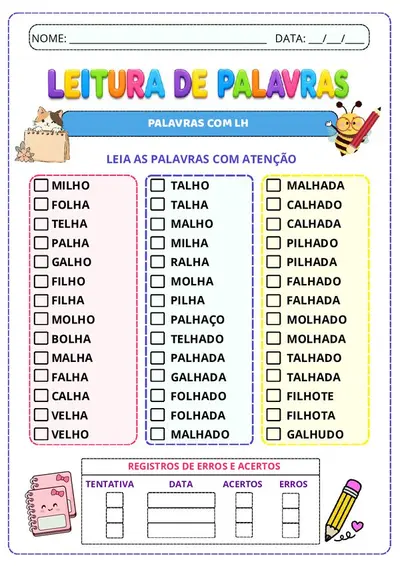 Coleção trilhas da leitura – para imprimir