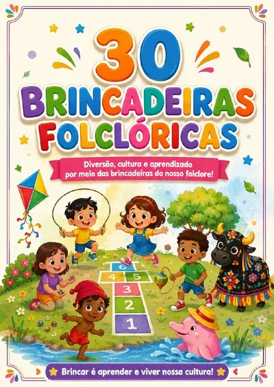 Apostila com brincadeiras folclóricas - grátis – alfabetização