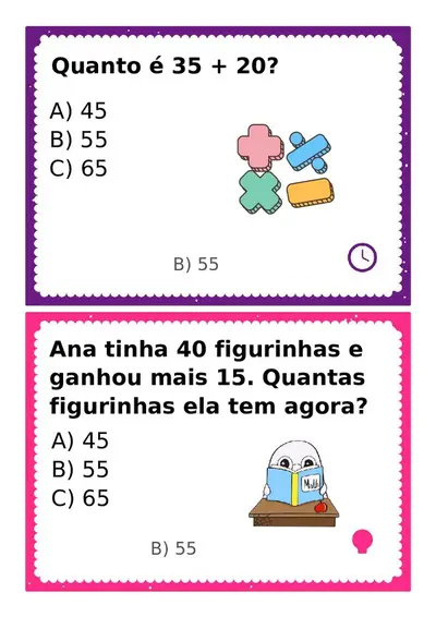 Perguntas com respostas para gincana - 3º ano – pdf para imprimir