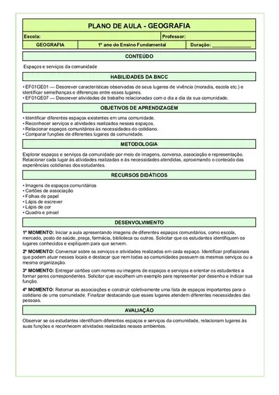 288 Planos de Aulas Prontos 1º Ano Fundamental – 4 Bimestres – ensino fundamental