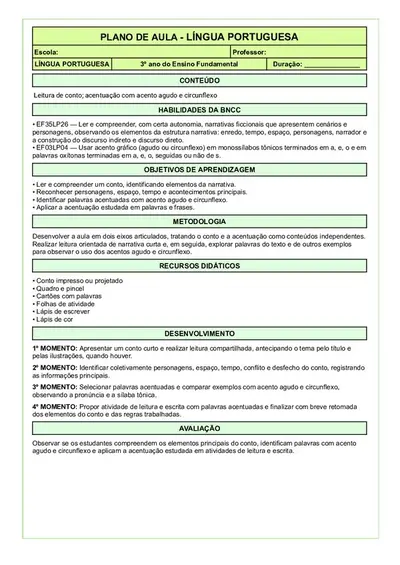 288 Planos de Aulas Prontos 3º Ano Fundamental – 4 Bimestres – educação infantil