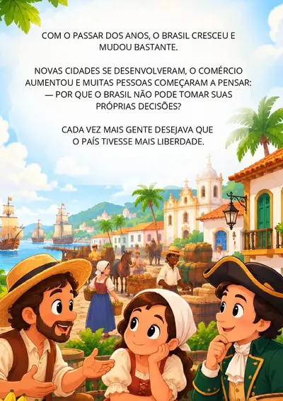 História da Independência do Brasil para Educação Infantil – Livrinho 7 de Setembro – recurso pronto