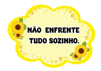 Plaquinhas Setembro Amarelo para Imprimir com Frases de Acolhimento – ensino fundamental