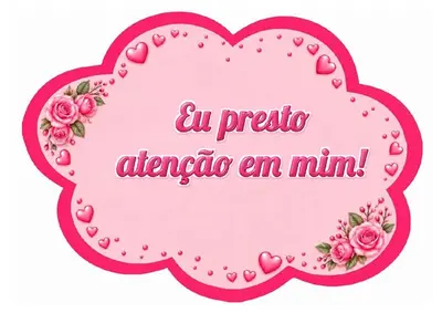 Kit Plaquinhas Outubro Rosa para Imprimir – 51 Modelos em PDF – para sala de aula