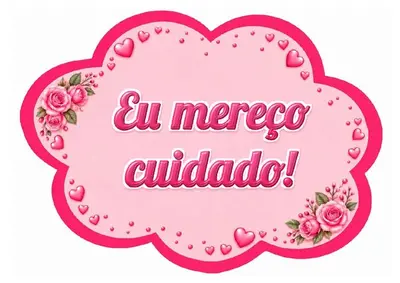 Kit Plaquinhas Outubro Rosa para Imprimir – 51 Modelos em PDF – recurso pronto