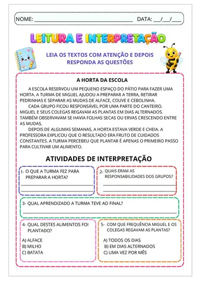 Coleção trilhas da leitura – para imprimir e usar